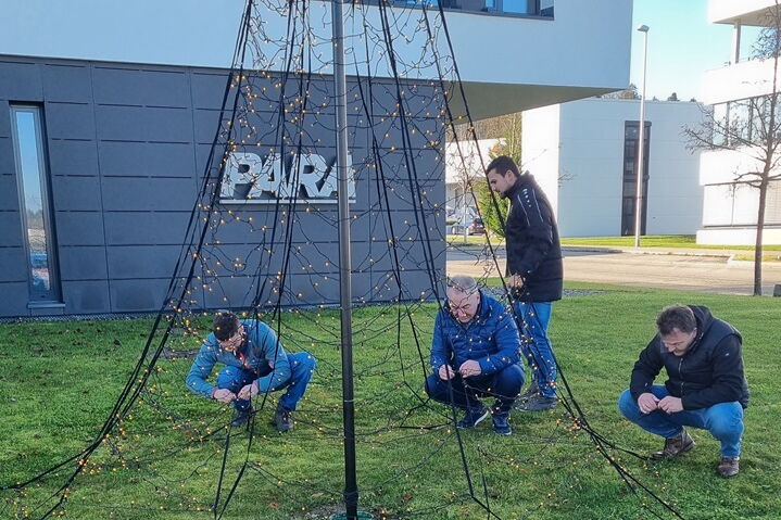 PARA Weihnachtsbaum stellen