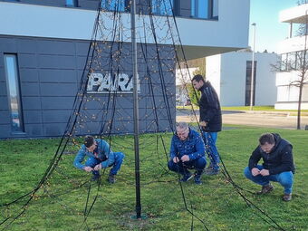 Wir verabschieden uns vom PARA Weihnachtsbaum.