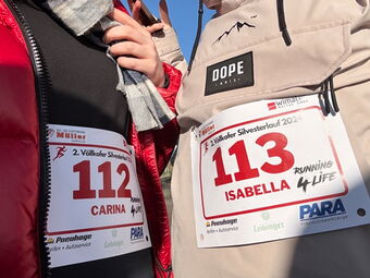 PARA-Startnummern beim 2. Silversterlauf in Völlkofen 2024